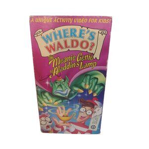 Goodtimes VHS Tape Movie Wheres Waldo The Meanie Genie Of Aladdins Lamp 1982